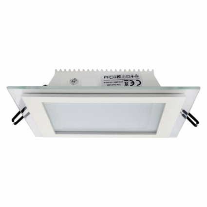 Встраиваемый светодиодный светильник Horoz 12W 3000K белый 016-015-0012 (HL685LG) в современном стиле, цвет белый