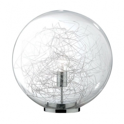 Настольная лампа Ideal Lux Mapa Max TL1 D20 в стиле Хай-тек, цвет хром