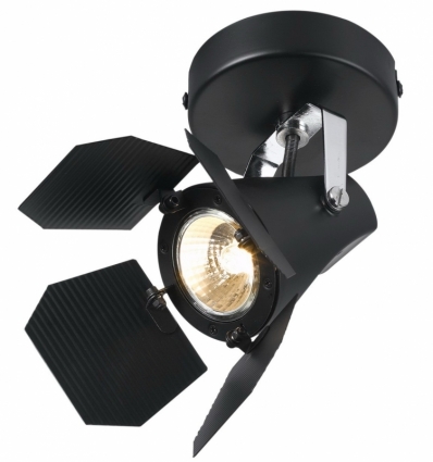 Спот Arte Lamp Cinema A3092AP-1BK в стиле Хай-тек, цвет черный, мощность 50 Вт