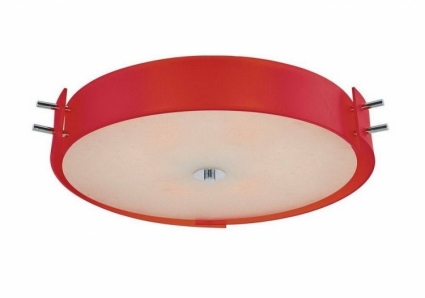 Потолочный светильник ST Luce Hegia SL484.602.04 в современном стиле, цвет красный