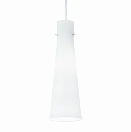 Подвесной светильник Ideal Lux Kuky Bianco SP1 в стиле Хай-тек, цвет белый