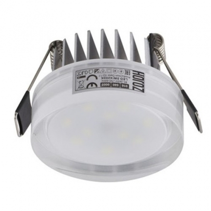 Встраиваемый светодиодный светильник Horoz Valeria 5W 4200К 016-040-0005 в современном стиле, цвет белый