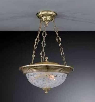 Подвесной светильник Reccagni Angelo PL 6212/3 в классическом стиле, цвет белый
