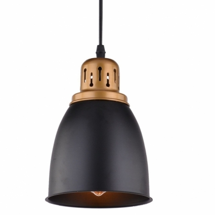 Подвесной светильник Arte Lamp Eurica A4248SP-1BK в стиле лофт, цвет черный