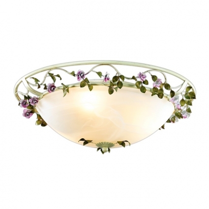 Потолочный светильник Odeon Light Tender 2796/3C в стиле прованс, цвет белый