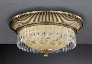 Потолочный светильник Reccagni Angelo PL 6206/3 в классическом стиле, цвет белый