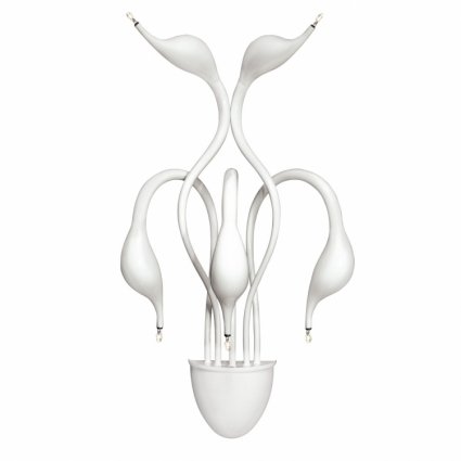 Бра Lightstar Cigno Collo Wt 751656 в стиле Хай-тек, цвет белый, мощность 100 Вт