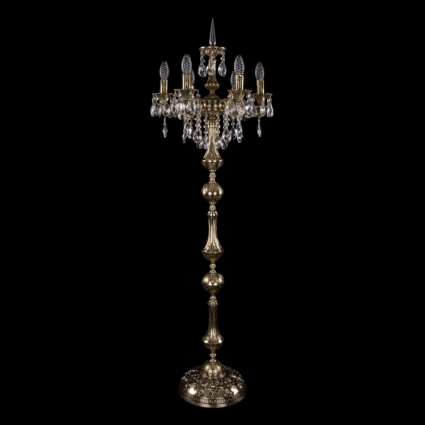 Торшер Bohemia Ivele 7000/6/125-134/B/GB в классическом стиле, цвет золотой