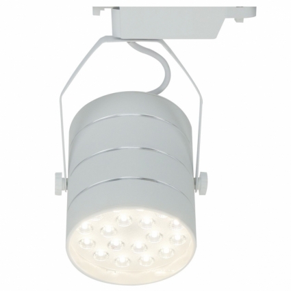Трековый светодиодный светильник Arte Lamp Cinto A2718PL-1WH в современном стиле, цвет белый