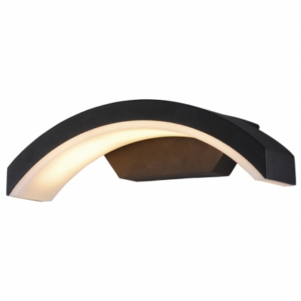 Уличный настенный светодиодный светильник Elektrostandard 1671 Techno LED Asteria D 4690389086120 в современном стиле, цвет серый