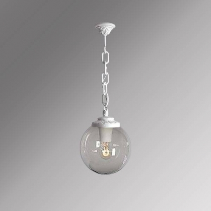 Уличный подвесной светильник Fumagalli Sichem/G300 G30.120.000.WXE27 в стиле ретро, цвет белый