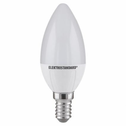 Elektrostandard Лампа светодиодная E14 6W 3300K свеча матовая 4690389081491 цвет белый
