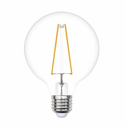 Uniel Лампа светодиодная филаментная E27 4W шар золотистый LED-G80-4W/GOLDEN/E27 GLV21GO UL-00000903 цвет золотой