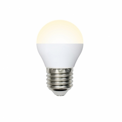 Volpe Лампа светодиодная (UL-00001780) E27 8W 3000K шар матовый LED-G45-8W/WW/E27/FR/O цвет белый