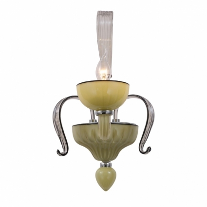 Бра ST Luce Smooth SL758.091.01 в стиле арт-деко, цвет желтый, мощность 40 Вт