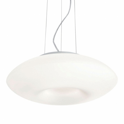 Подвесной светильник Ideal Lux Glory SP3 D40 в современном стиле, цвет белый