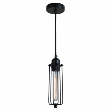 Подвесной светильник Lussole Loft VI LSP-9608 в стиле лофт, цвет черный