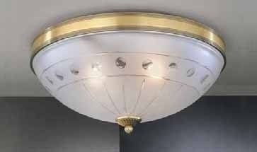 Потолочный светильник Reccagni Angelo PL 4650/3 в классическом стиле, цвет белый
