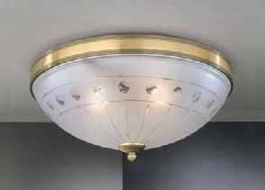 Потолочный светильник Reccagni Angelo PL 4650/2 в классическом стиле, цвет белый