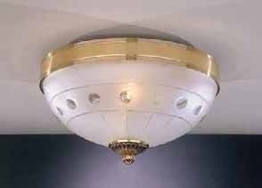 Потолочный светильник Reccagni Angelo PL 4750/2 в классическом стиле, цвет белый