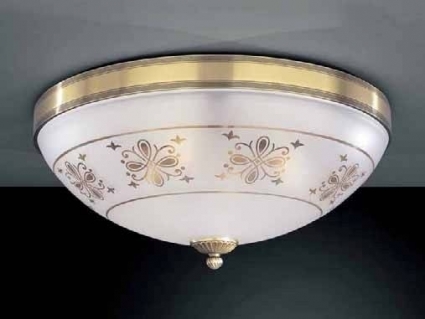 Потолочный светильник Reccagni Angelo PL 6002/3 в классическом стиле, цвет белый