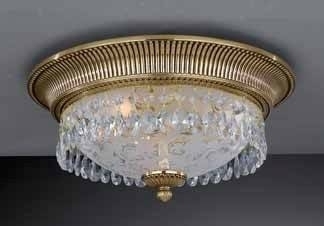 Потолочный светильник Reccagni Angelo PL 6300/3 в классическом стиле, цвет белый