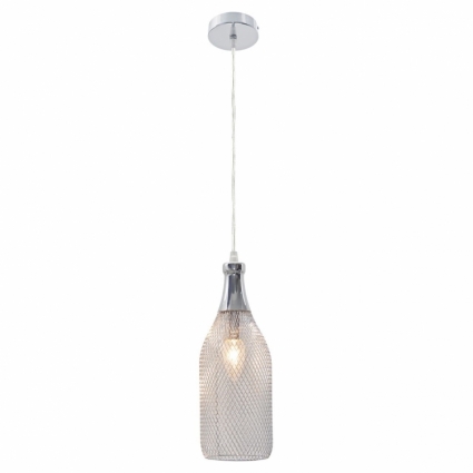 Подвесной светильник Lussole Loft LSP-9647 в стиле лофт, цвет хром