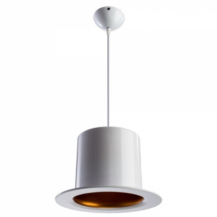 Подвесной светильник Arte Lamp Bijoux A3236SP-1WH в стиле лофт, цвет белый