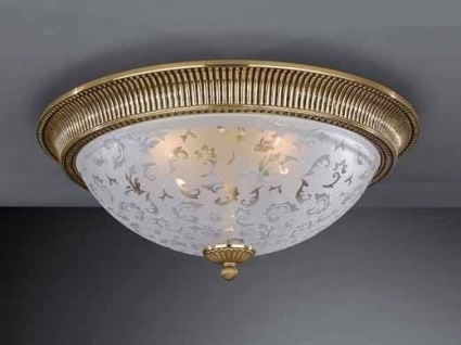Потолочный светильник Reccagni Angelo PL 6302/4 в классическом стиле, цвет белый
