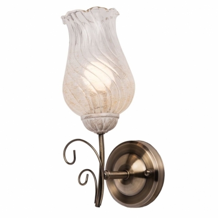 Бра Silver Light Munich 509.43.1 в стиле прованс, цвет бронза, мощность 60 Вт