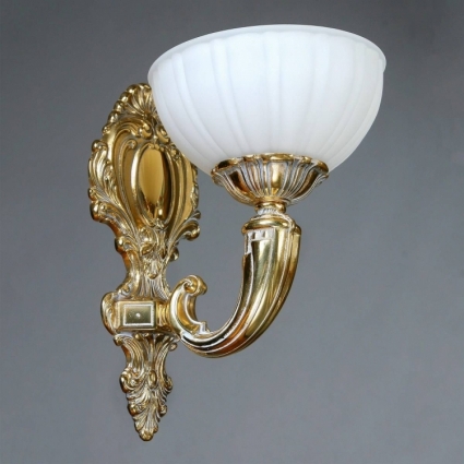 Бра Ambiente Lugo 8539/1 WP в классическом стиле, цвет белый, мощность 4 Вт