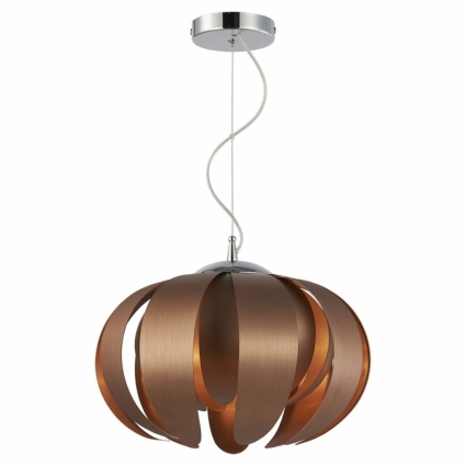 Lussole LOFT Подвесной светильник Lussole LSP-9858 в стиле лофт, цвет медь, мощность 60 Вт