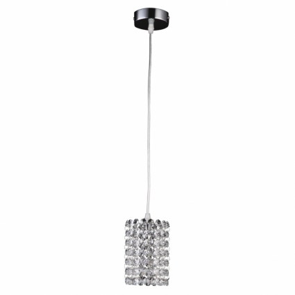 Подвесной светильник Lightstar Cristallo 795314 в стиле арт-деко, цвет хром