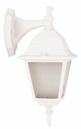 Уличный настенный светильник Arte Lamp Bremen A1012AL-1WH в морском стиле, цвет белый