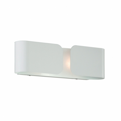 Настенный светильник Ideal Lux Clip AP2 Mini Bianco в стиле Хай-тек, цвет белый