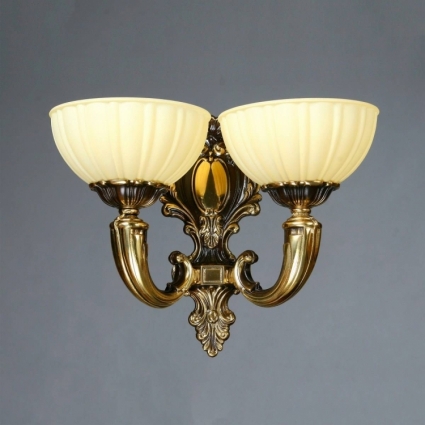 Бра Ambiente Lugo 8539/2 PB в классическом стиле, цвет желтый