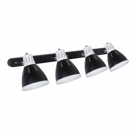 Спот Arte Lamp Marted A2215PL-4BK в стиле ретро, цвет черный, мощность 160 Вт