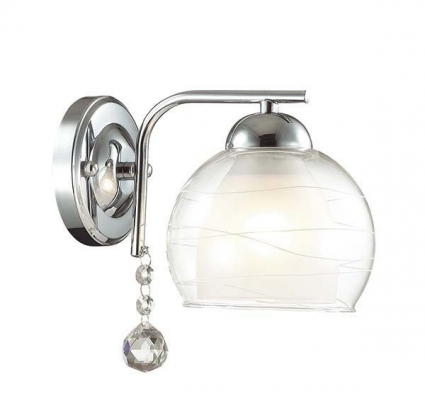 Бра Lumion Brinna 3071/1W в современном стиле, цвет прозрачный, мощность 40 Вт