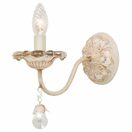 Бра Silver Light Vivienne 735.41.1 в классическом стиле, цвет белый, мощность 60 Вт