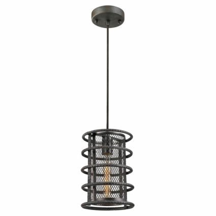 Подвесной светильник Lussole Loft LSP-9645 в стиле лофт, цвет серый