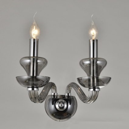 Бра Newport 1902/A fume в стиле Хай-тек, цвет серый, мощность 120 Вт