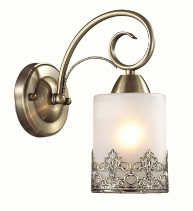 Бра Lumion Citadella 3070/1W в восточном стиле, цвет белый, мощность 40 Вт