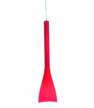 Подвесной светильник Ideal Lux Flut SP1 Small Rosso в стиле Хай-тек, цвет розовый