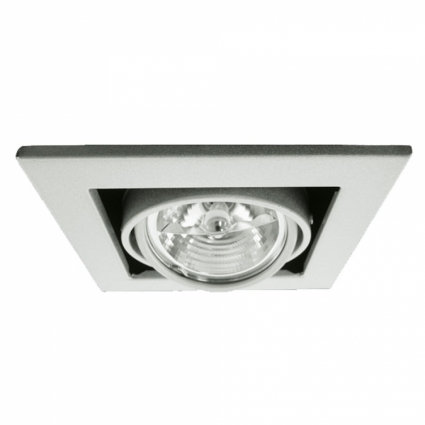 Встраиваемый светильник Arte Lamp Technika A5930PL-1SI в стиле Хай-тек, цвет серебро