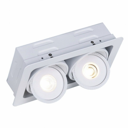 Встраиваемый светодиодный светильник Arte Lamp Studio A3007PL-2WH в стиле Хай-тек, цвет белый