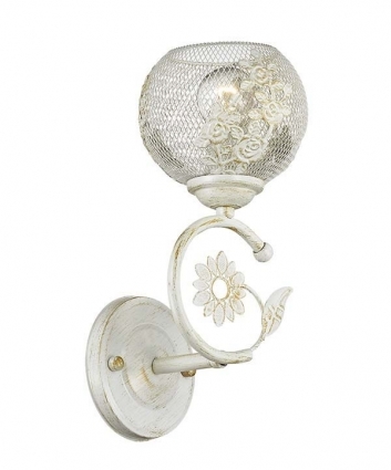 Бра Lumion Ivetta 3000/1W в стиле прованс, цвет белый, мощность 40 Вт