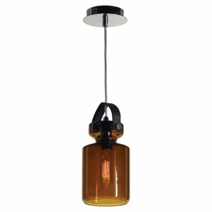 Подвесной светильник Lussole Loft LSP-9640 в стиле лофт, цвет коричневый