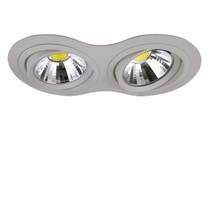 Встраиваемый светильник Lightstar Intero 111 214329 в современном стиле, цвет серый