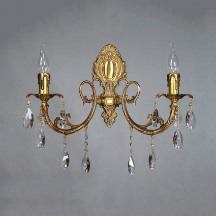 Бра Ambiente Alicante 8888/2 AB Tear drop в классическом стиле, цвет бронза