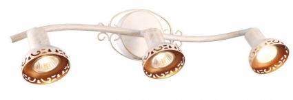 Спот Arte Lamp Focus A5219PL-3WG в стиле прованс, цвет белый, мощность 105 Вт